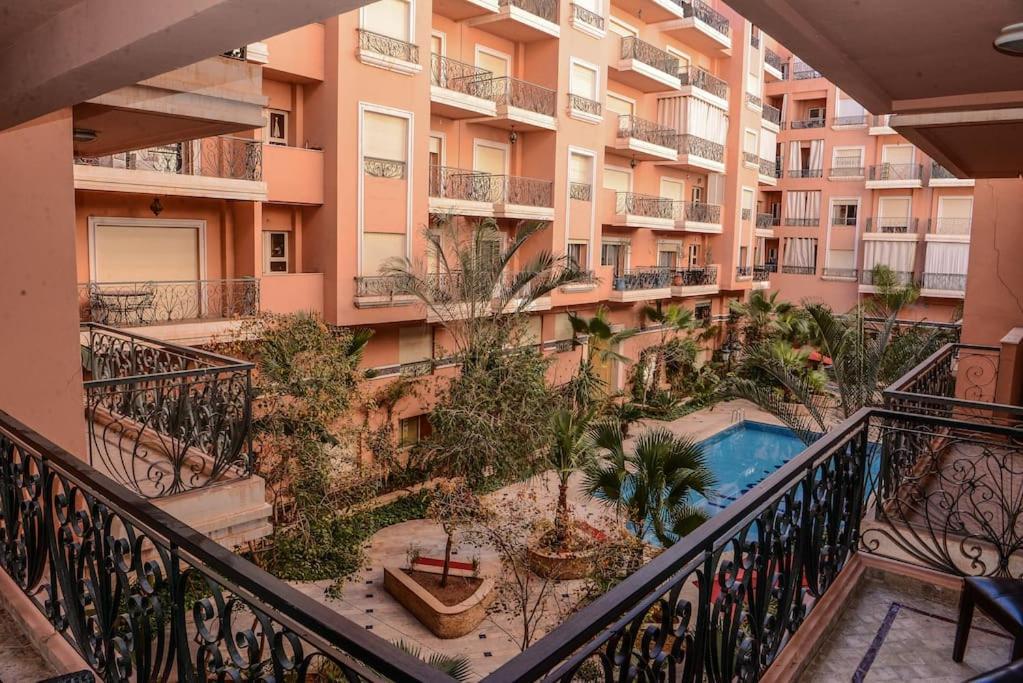 Beautiful, Great Equipped 122 M Holiday Apartment Near Majorelle Garden And Gueliz With Pool Views And A Large Balcony And Terrace Marakéš Exteriér fotografie
