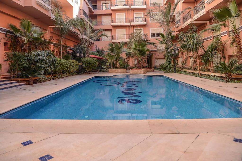 Beautiful, Great Equipped 122 M Holiday Apartment Near Majorelle Garden And Gueliz With Pool Views And A Large Balcony And Terrace Marakéš Exteriér fotografie