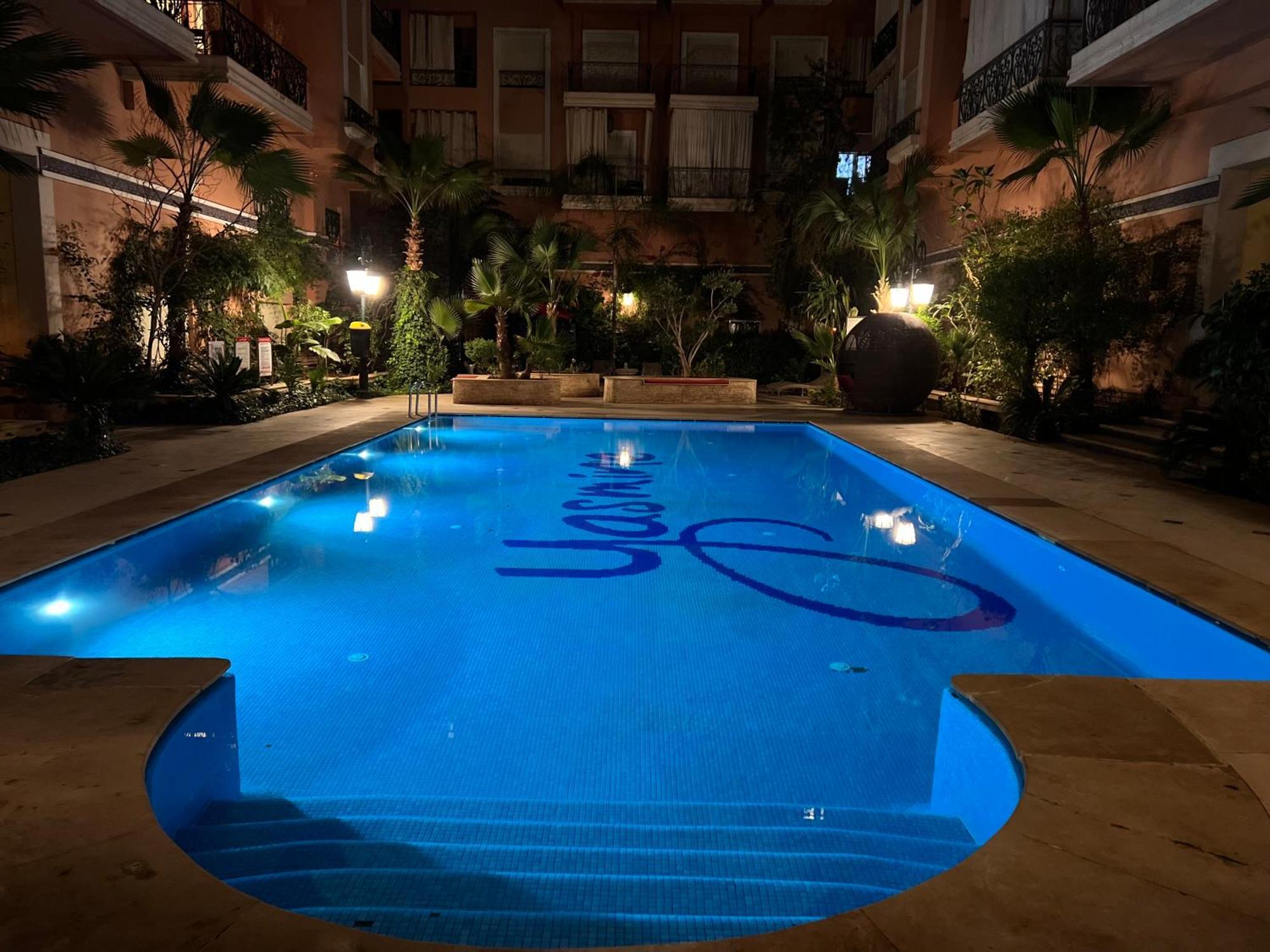 Beautiful, Great Equipped 122 M Holiday Apartment Near Majorelle Garden And Gueliz With Pool Views And A Large Balcony And Terrace Marakéš Exteriér fotografie